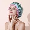 Waterproof Woman Shower Cap Satin Hat Hair Bonnet Bathing SPA  Accessories