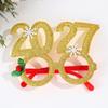 2027 Happy New Year Headband Christmas Numbers Headbands Glitter Sequins Hair Hoop Eve Party Hair Bands Party Props