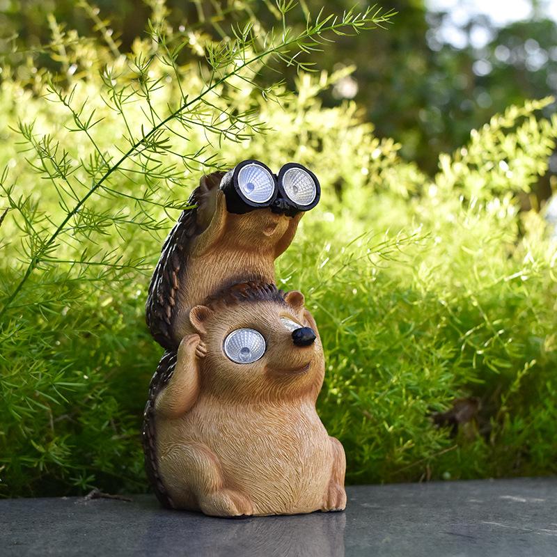 

Cute Solar Figurine Solar LED Light Animal Garden Statue Outdoor Decor Garden Ornaments For Home Yard Patio Lawn Decoration Gift