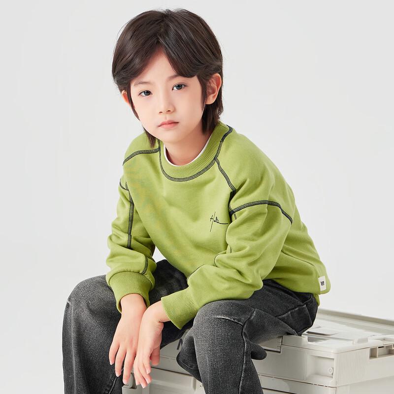 Boys  Spring Autumn Casual Crewneck Sweatshirt 160