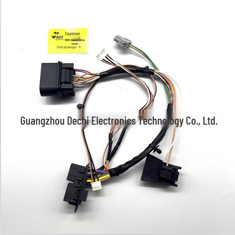 07-09 Porsche Cayenne Wiring Harness for Non-Adaptive Headlights (High/Low Beam)