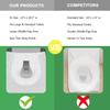 Disposable Toilet Seat Cover 10 Pieces Portable Travel Camping Hotel Bathroom Biodegradable Waterproof Toilet Seat Accessories