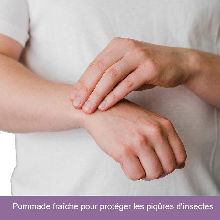 Baume Violet Wang Prom (50g) - Formule Rafraîchissante à la Lavande, Soin Anti-Insectes et Relaxation Sensorielle