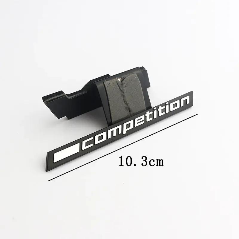 3D ABS Car Trunk Emblem COMPETITION Bar Underlined Emblem for BMW M2 M3 M4 M5 M6 M8 X2M X3M X4M X5M X6M X7M Badges Sticker