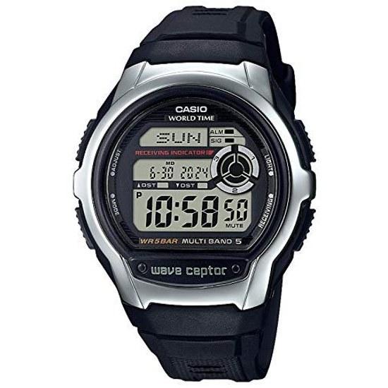 Casio Wristwatch Wave Scepter Radio-Controlled Watch Super Illuminator Type (High Brightness LED Light) WV-M60R-1AJF Mens Black