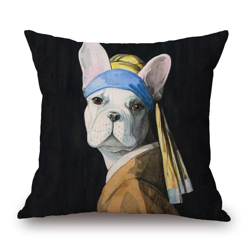 Home Decoration Sheep Rabbit Dog Cushion Cover Cute Animal Pillowcase Cartoon Sofa