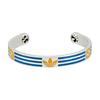 Adidas X Gucci 925 Sterling Silver Enamel Bangles Unisex Blue 702869J89L0