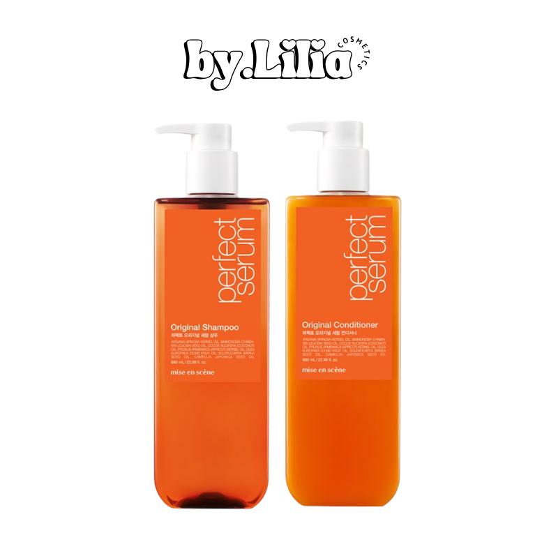 

Mise-en-Scène Perfect Original Набор шампуней и кондиционера-сыворотки 680 мл