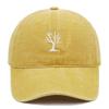 Unisex Cute Tree Embroidery Washed Baseball Cap - New Outdoor Casual Style