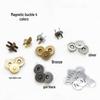 20 Strong Magnetic Snap Button Sets: No-Sew Metal Fasteners for Bags and Clothing