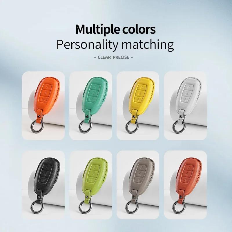 Sheepskin High-quality Car Key Case Cover Holder Key Shell Buckle For Hyundai Sonata Lafesta Elantra Santafe Mistra Ix25 Ix35