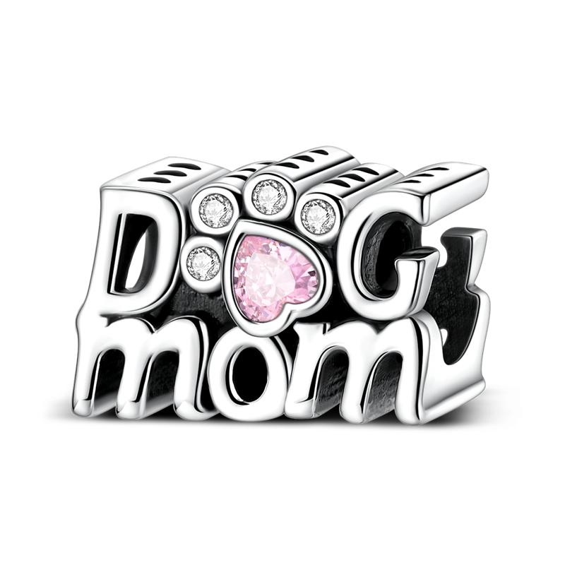 Copper Chameleon Charms Bead Zirconium Golden Love Mom Gift Cute Pets Pendants Fit Original Bracelet Diy Jewelry
