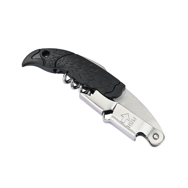 Bottle Opener Stainless Steel Beer Opener Creative Metal Can Opener Plastic Portable Multi-functional Seahorse Knife