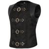 Men's Medieval Patchwork Vest Retro Waistcoat Halloween Costume