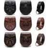 Marsupio Medievale Sacchetti su Cintura in Pelle Borsa da Vita Accessori Costume Rinascimentale LARP per Donna Uomo Marsupio in Pelle