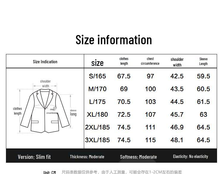 PEACEBIRD Men's Slim Fit Business Suit Blazer