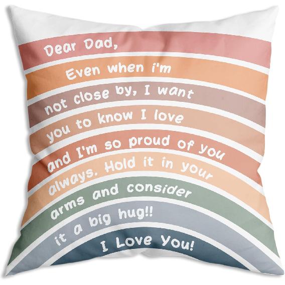 to My Niece Never Forget That I Love You Throw Pillow Covers - 18x18 Inch Niece Gifts from Aunt/Uncle for Graduation or Birthday 12 Dad