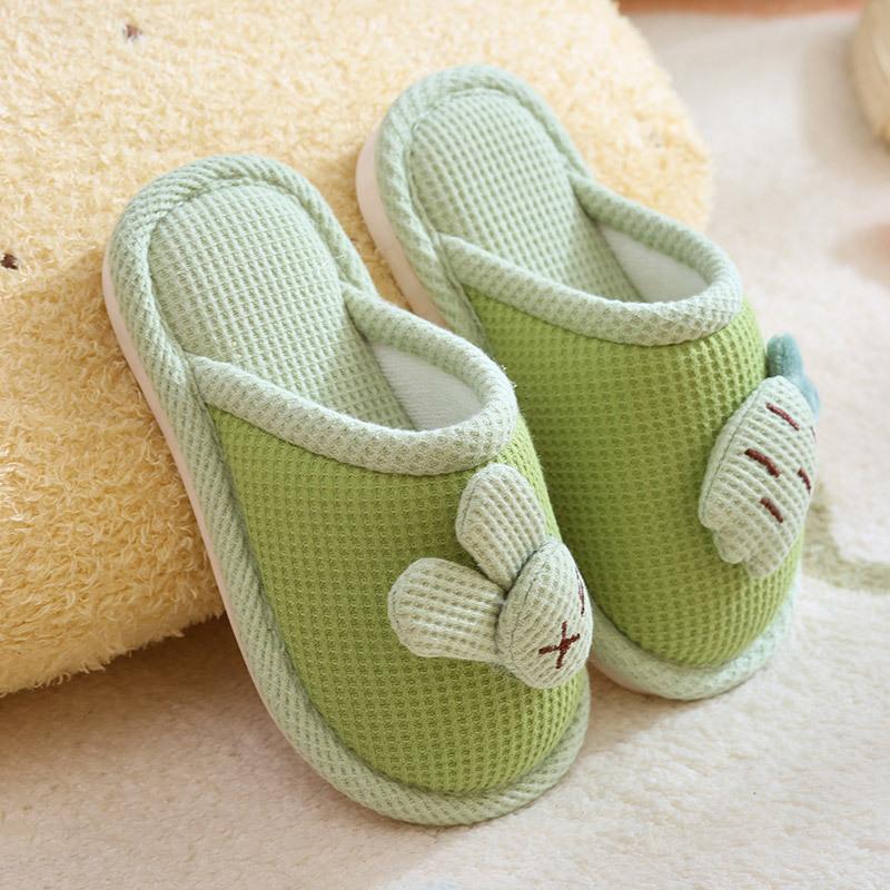 Fashion winter new cute cotton slippers home baby cotton shoes boys warm shoes non-slip girls plush slippers