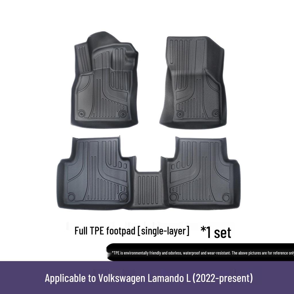 Volkswagen Lamando L Eco-Friendly TPE Floor Mats, 3D All-Weather Design.