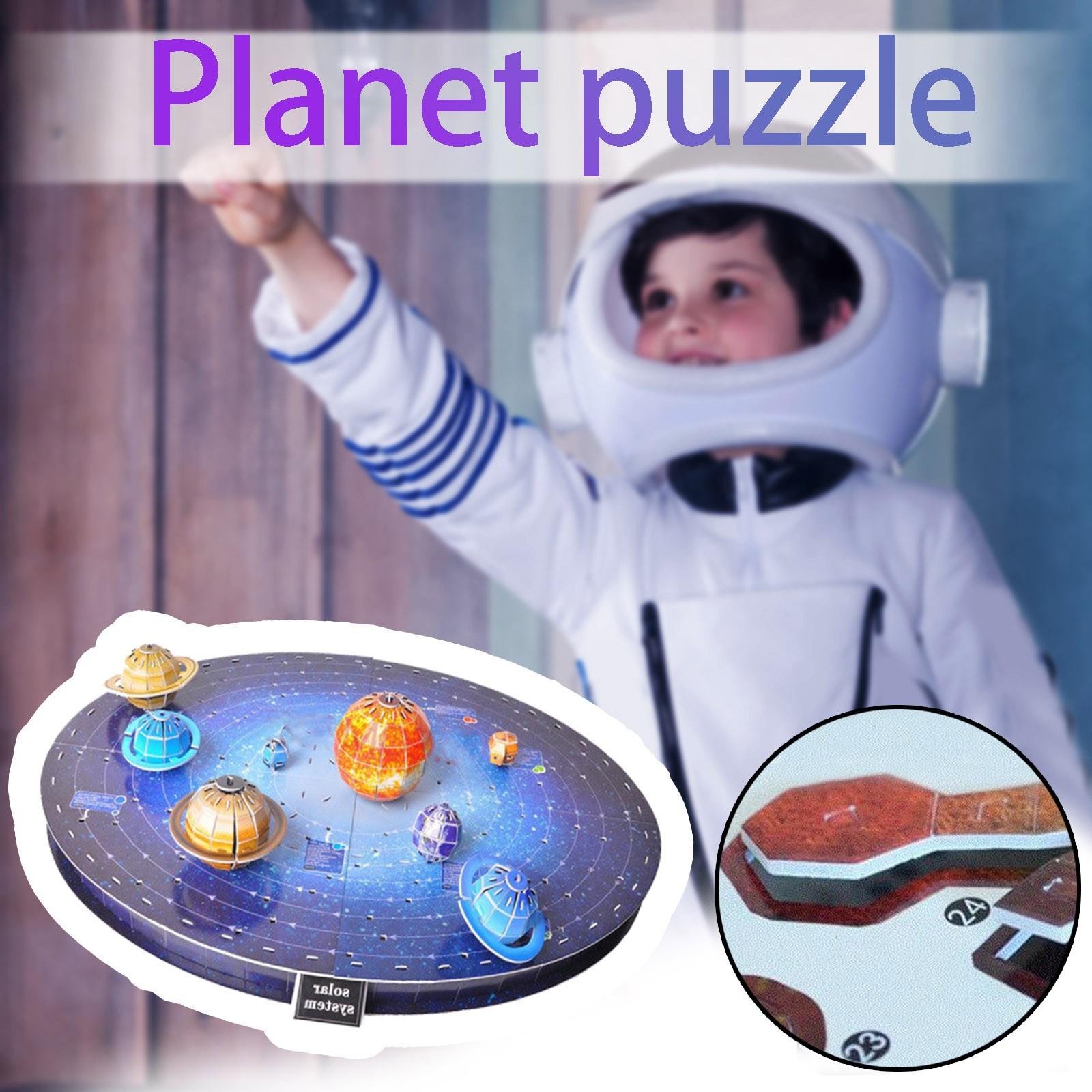 

Sagit Eight Planets Трехмерная головоломка DIY 3D Трехмерная головоломка ручной работы