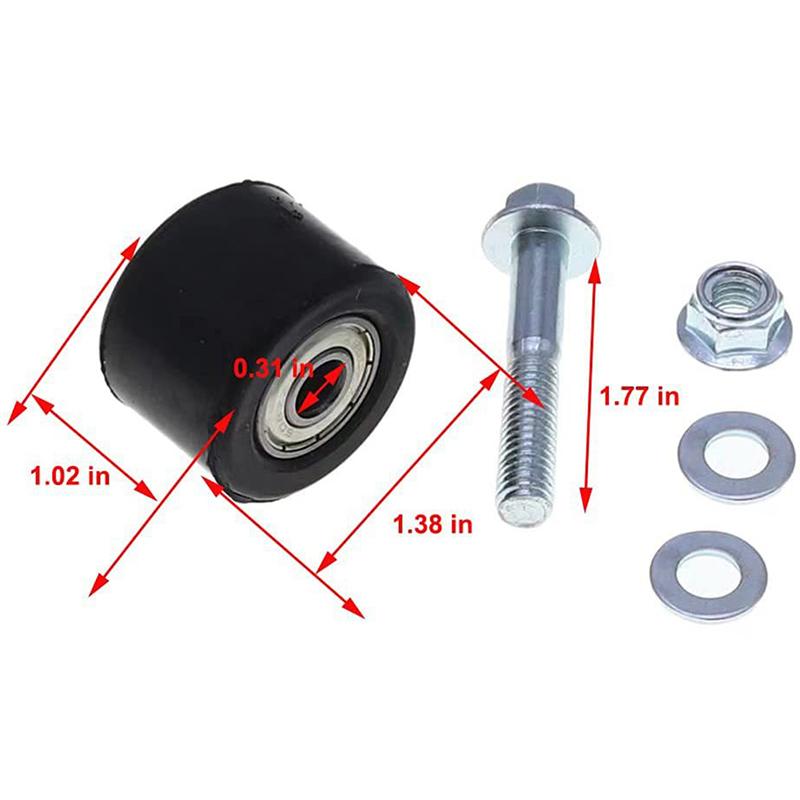 8mm Lower Chain Roller Guide Set Pulley Tensioner Wheel Guide Per For YFZ 350 Banshee 1987-2006 1 Pc