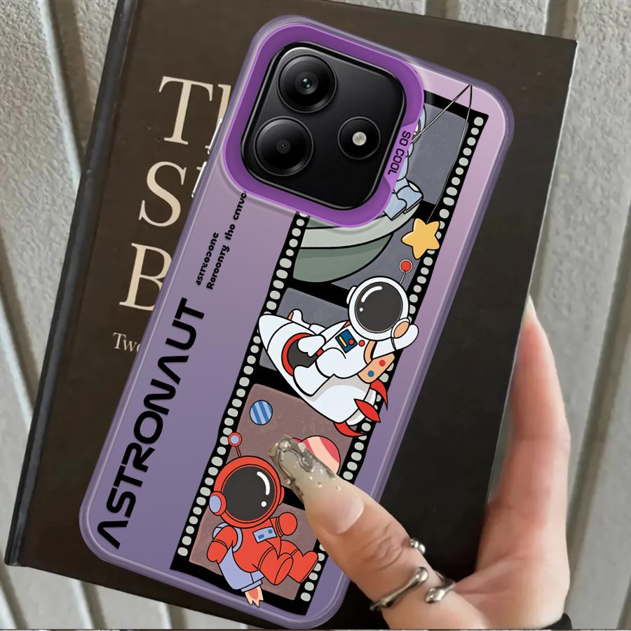 Anime Astronaut Case for Xiaomi Redmi A5 12C A1 A2 Plus 13C Note 9 10 10C 14C 9C 9T K60 Back Phone Cover