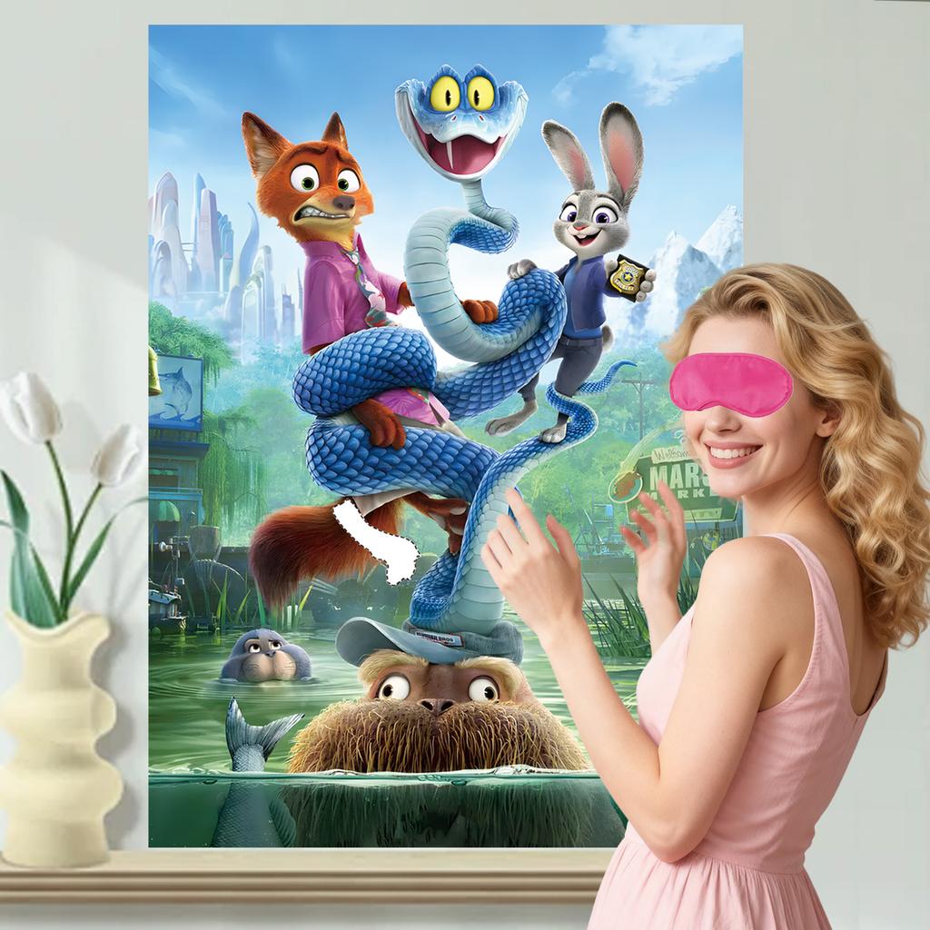 Zootopia 2 Sacchetto Regalo Decorazione Festa di Compleanno Zootropolis Judy Bottino Sacchetto Sorpresa Sacchetto Caramelle Cibo Imballaggio Sacchetto Bomboniere Festa