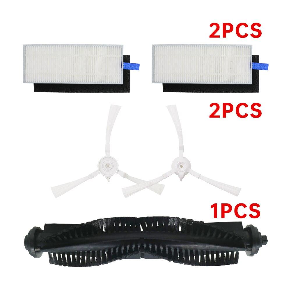 Κύρια Βούρτσα Φίλτρο HEPA για Qihoo 360 S6 Κυλινδρική Βούρτσα Πλαϊνή Βούρτσα Πανί Σφουγγαρίσματος Ανταλλακτικά Αξεσουάρ Ρομποτικής Ηλεκτρικής Σκούπας