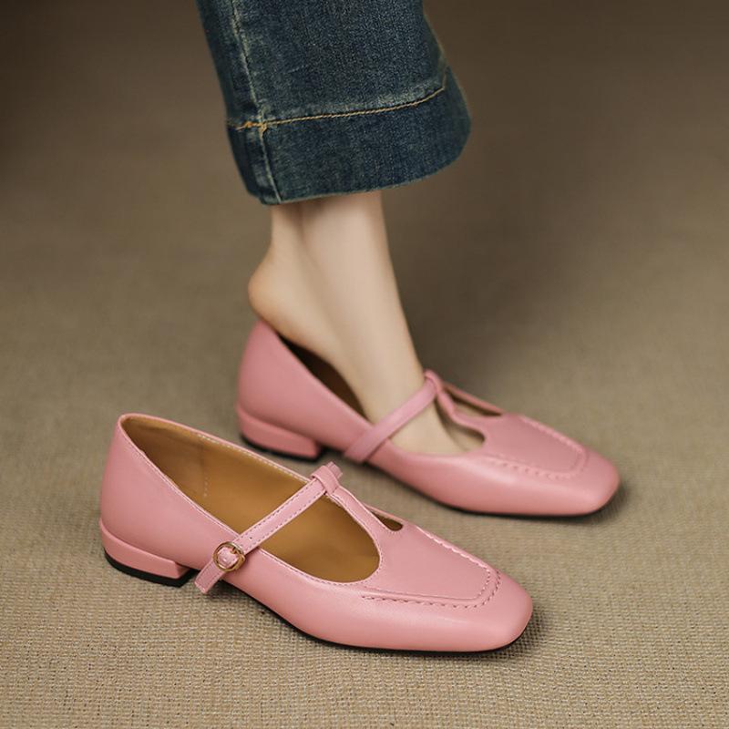

New women s fashion single shoes four seasons wear one pedal flat-soled single shoes casual new large size shoes shallow mouth women s shoes 39 розовый
