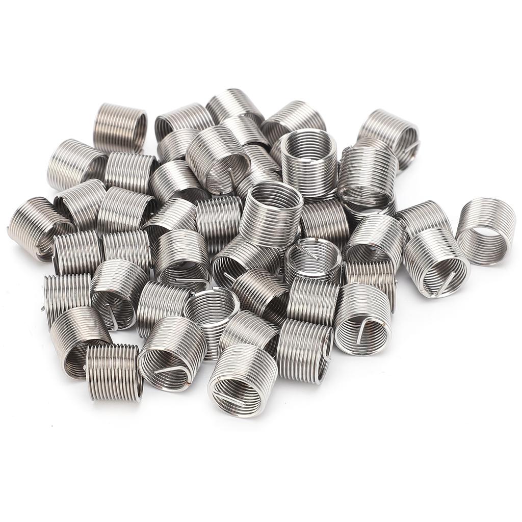 50Pcs Thread Inserts Male Female Reducing Nut Repair Tool Stainless Steel Fastener M10x1x1.5D