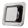 Truck Tool Box Latch Paddle Lock Stainless Steel 4.72x3.66in Trailer Door Latch Lock for Caravan RV