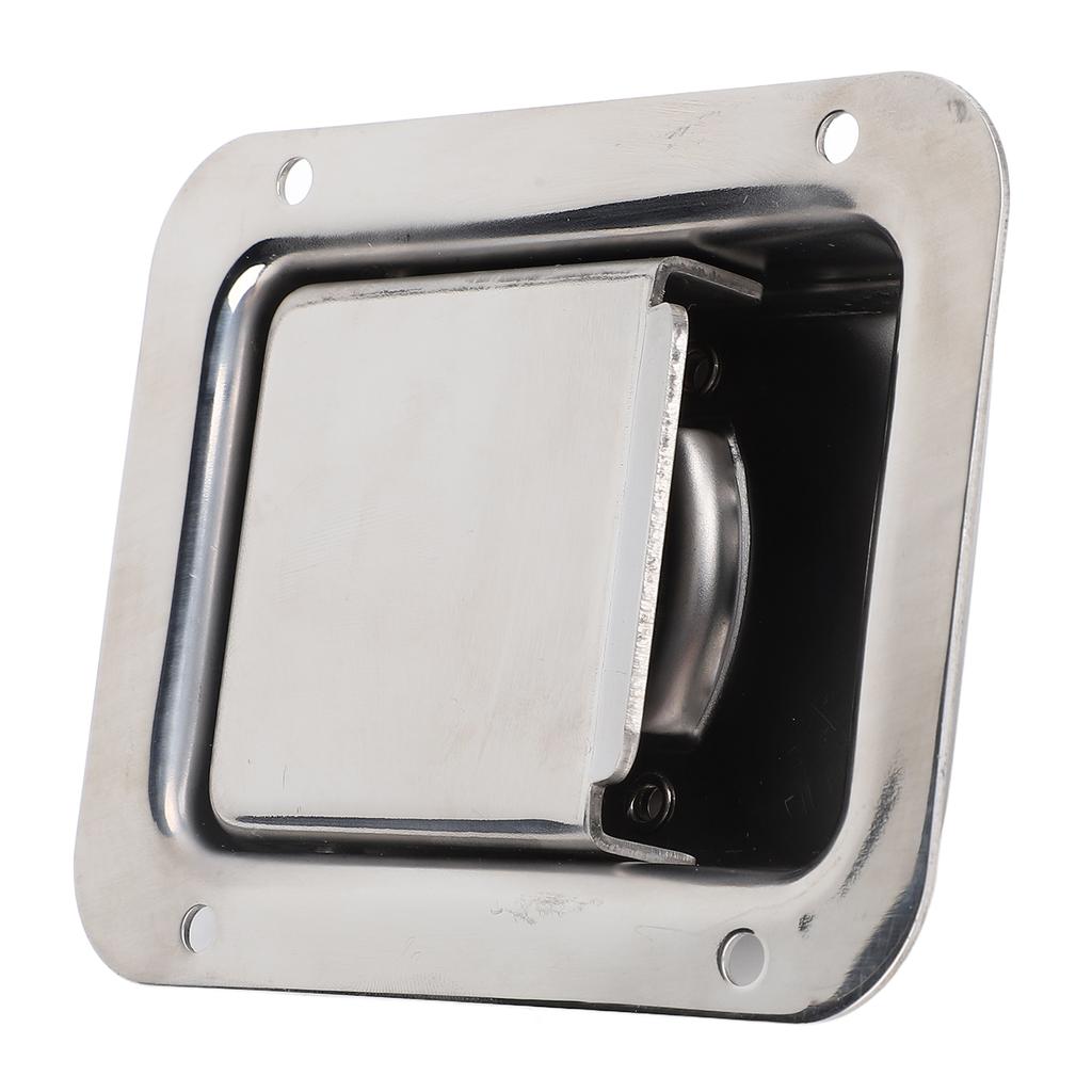 Truck Tool Box Latch Paddle Lock Stainless Steel 4.72x3.66in Trailer Door Latch Lock for Caravan RV