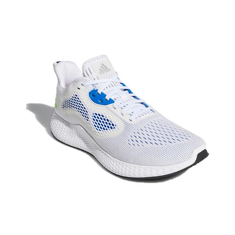 adidas Edge Rc 3 Rundzehen Schnürer Stoff Atmungsaktiv Low-Top Laufschuhe Herren Sneaker Weiß Blau EG1418