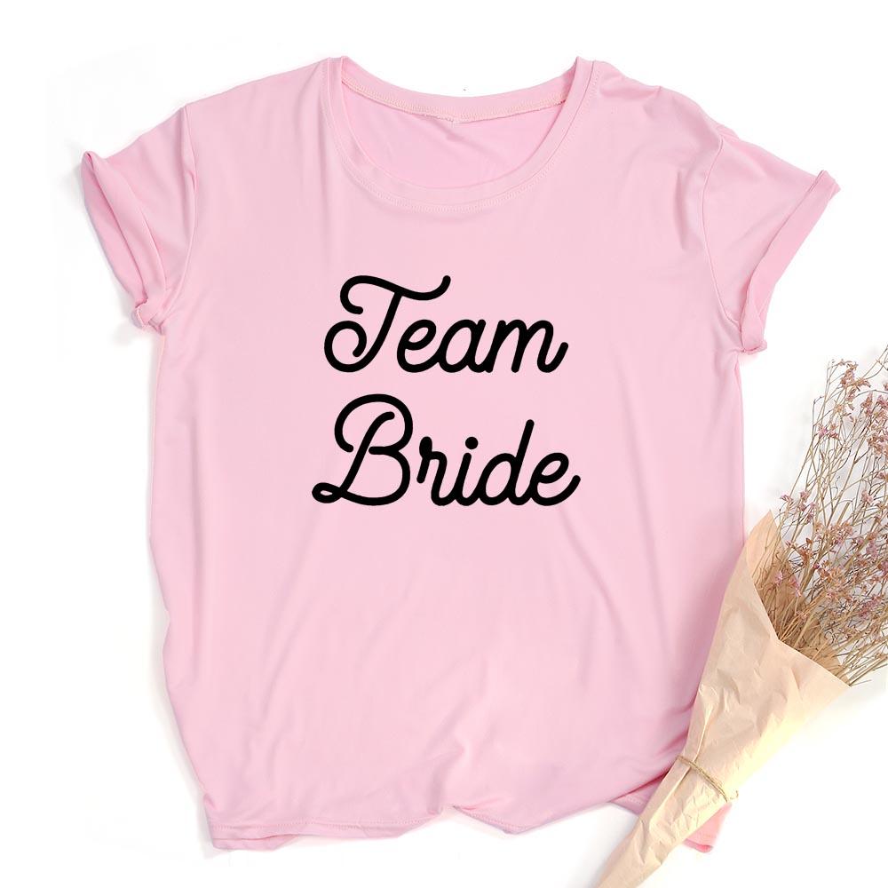 Bride Bachelorette Party Brides Team Maid Of Summer Women T Shirt Casual Wedding Female Tops