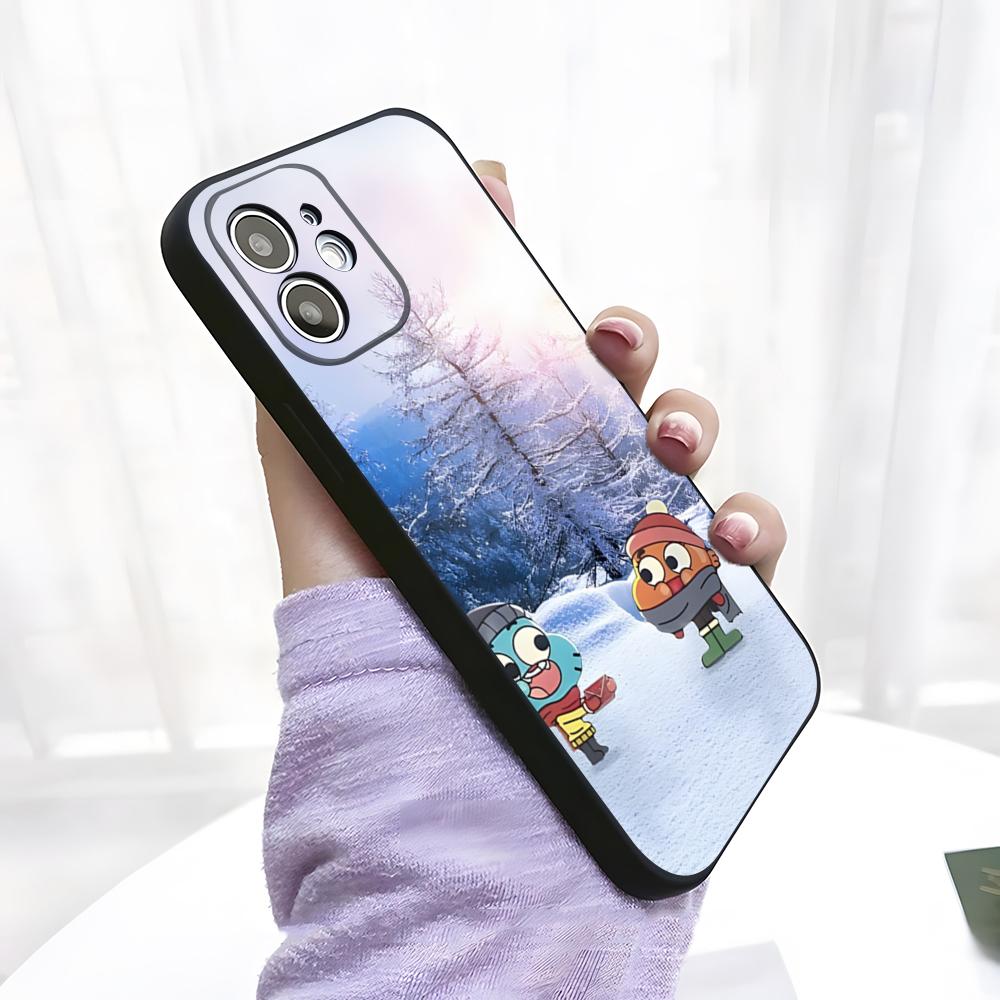 G-Gumball And Darwin Phone Case For IPhone 17 Pro Max 15 Pro 16 14 Plus 12 13 Mini 11 Pro Shockproof Soft Cover