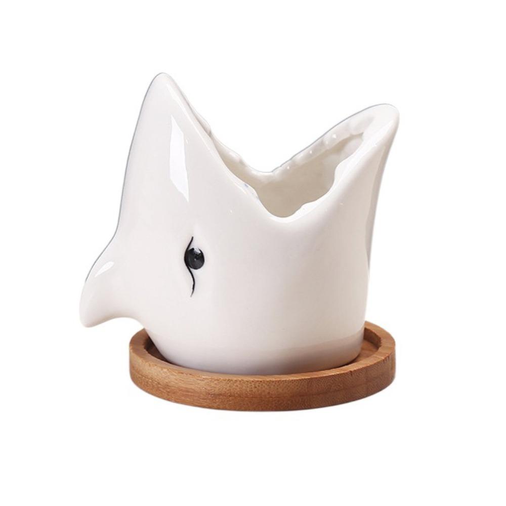 Ceramic Animal Vase Creative Hydroponic Flower Holder Plant Pot  Dried Flower