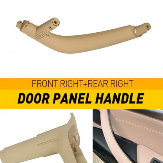 Beige For E70 BMW X5 Right 214-2018 Inner Passenger Handle Door Pull Trim Cover