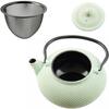 CAST IRON KETTLE 1.5L STEEL STRAINER INFuser for herbal tea