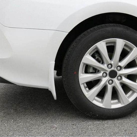 For 2018-2021 Toyota Camry SE XSE White Mud Flaps Mud Flap Splash Guard Mudguard