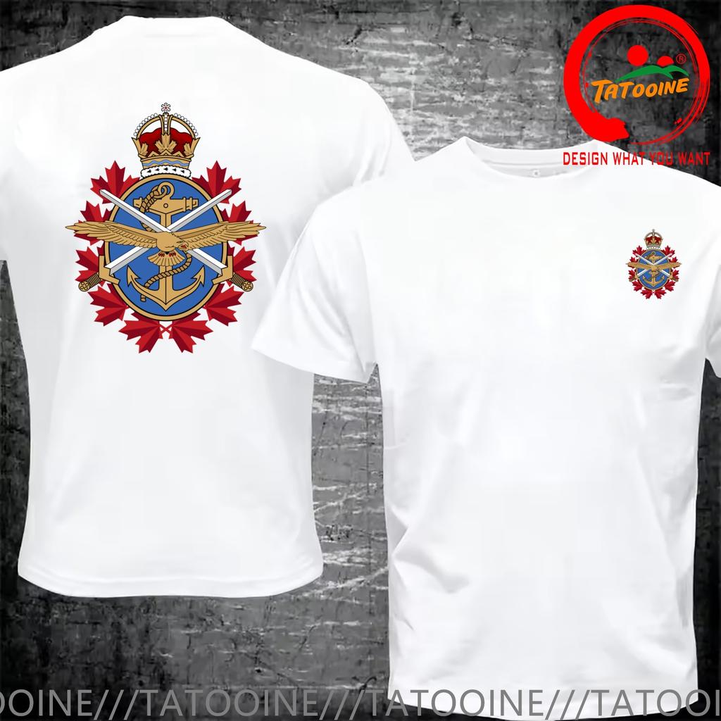 Funny Design Badge Of The Canadian Armed Forces Shirt Unisex Fashion Trendy Casual Clothing Stylish Tops Tee Shirt Leisure Tshirt