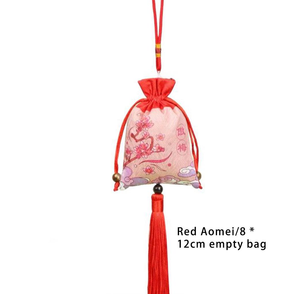Fragrant Sachet Portable Replacing Vintage Chinese Style Necklace Jewelry Storage Bag Gift Pouch Ornament with Tassel