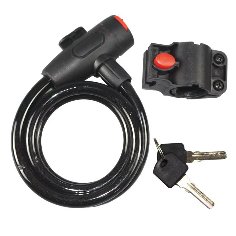 Zámek na kolo proti krádeži Mtb silniční kolo Zámek na ocelový drátěný řetěz Motocyklová přilba Skládací kolo Elektrokoloběžka Bezpečnostní visací zámek