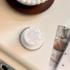 Polka dot magnetic suction bracket 17 for iPhone17promax mobile phone case 15 Apple 16 mobile phone case double mirror