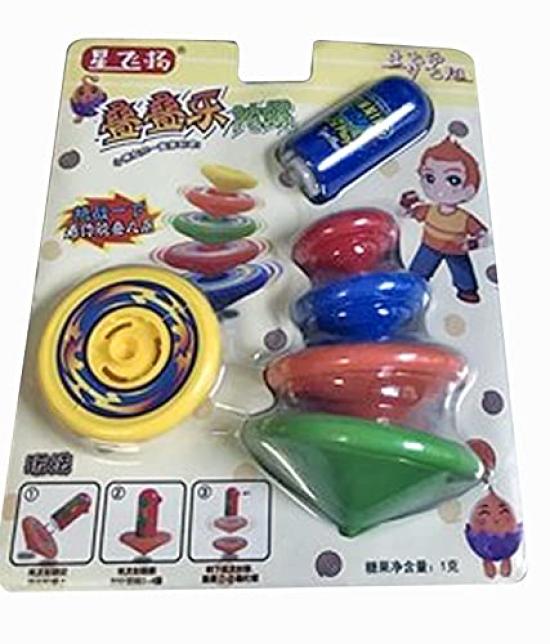 Top Stacking Top Daruma Drop Stacking Top Top Game Stacking Top Spinning Top Stacking Challenge Educational Toy 5-tier