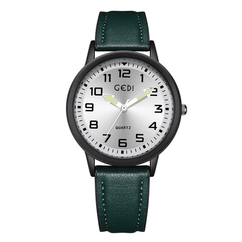 Gedi Creative Arrow Men's Luminous Quartz Waterproof Watch