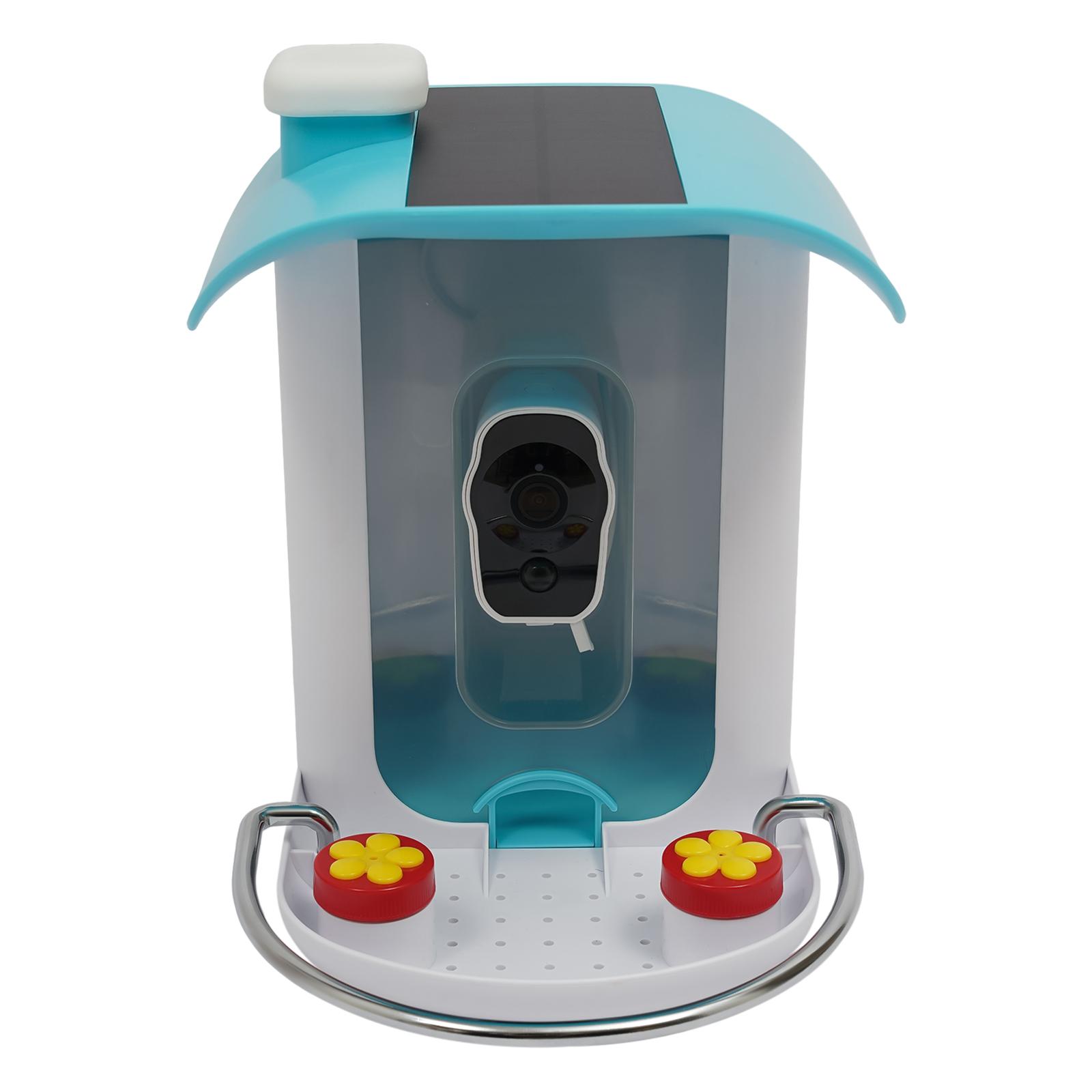 Bird Feeder w/Camera,1080P2MP150° Wide Angle Smart Bird Feeder w/Camera Solar-Powered Outdoor WiFi Video Birds Watching Camera