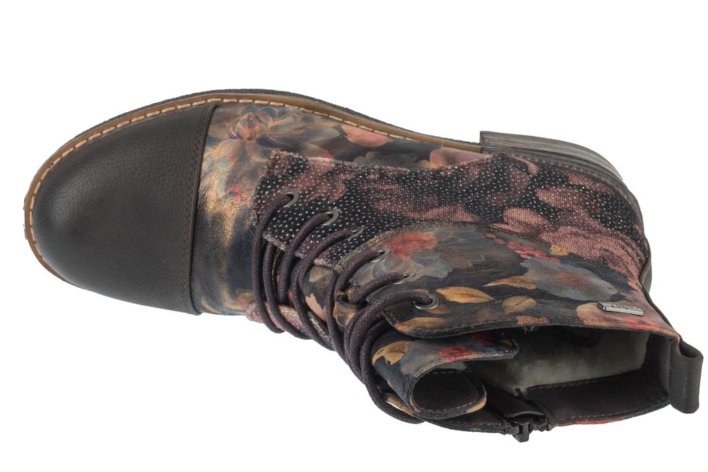 Rieker Booties, Womens multicolour Lace-up shoes