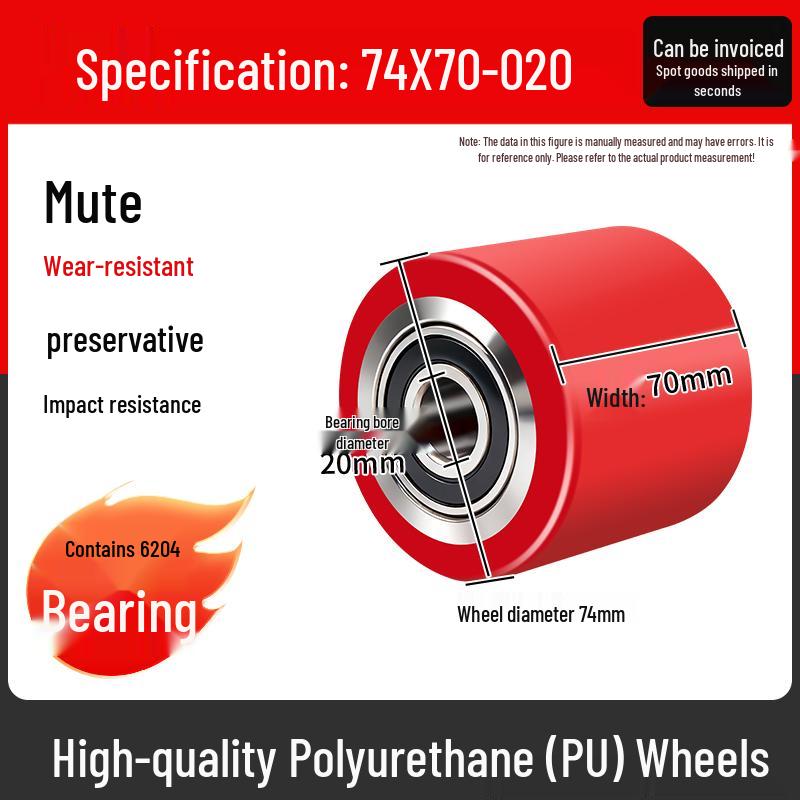 Hydraulic Forklift Manual Pallet Jack with Nylon and PU Wheels, Full Range of Handling Accessories, Stacking Truck with Tow, Push Bearing Assembly