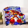 1pc Blaze and the Monster Machines Outdoor Blanket Lightweight Flannel, All Season Use for Sofa, Outdoor, Camping, Living Room, Office, Chair