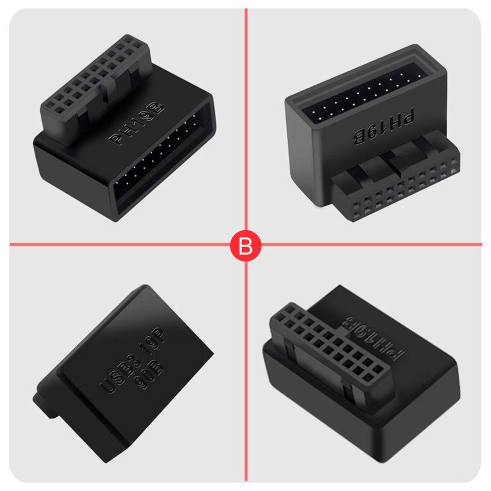 Desktop Converter Motherboard Header Adapter Male To Female Extension Adapter 19P/20P Adapter